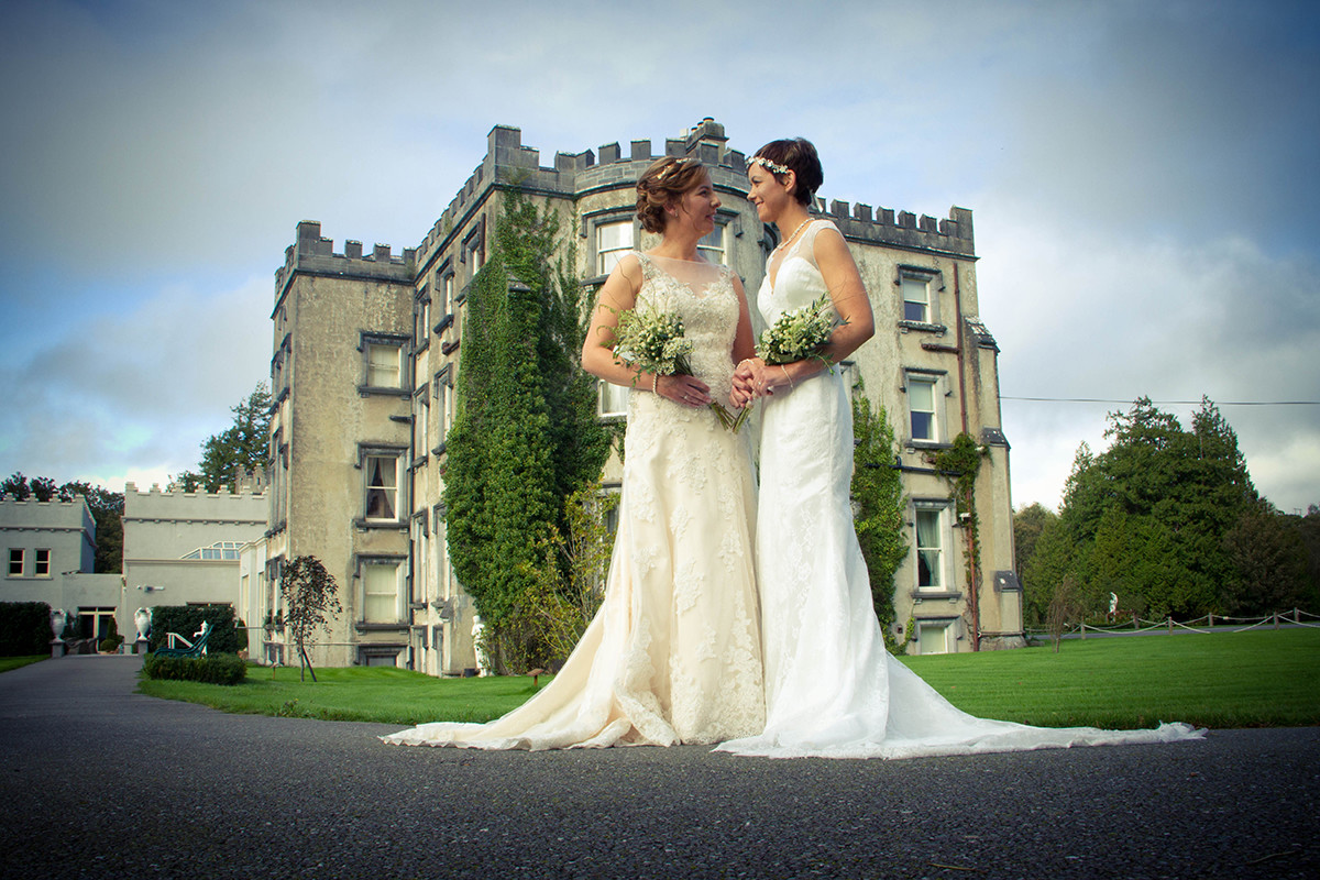 “A true marriage, not just a wedding” for long-term partners Ciara and Caroline.
