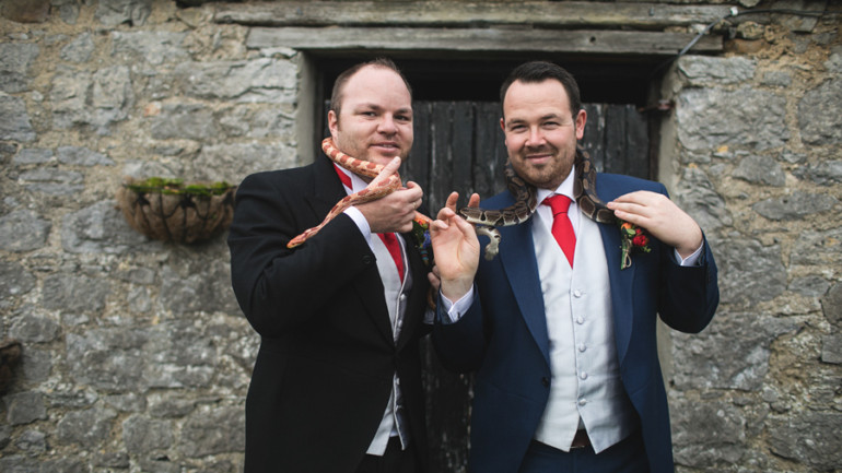 A wedding full of personality for Ben and Liam  